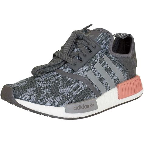 frauen schuhe adidas nmd r1 grau mit rosa|Frauen .